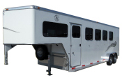 Four Horse Slant Load Gooseneck Trailer