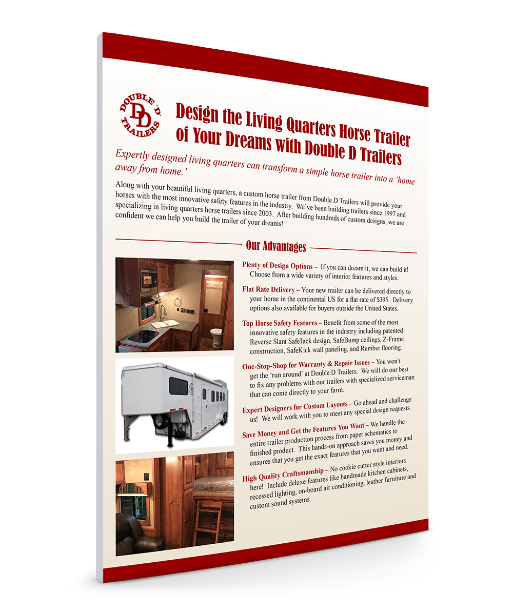 Buying a Living Quarter Horse Trailer