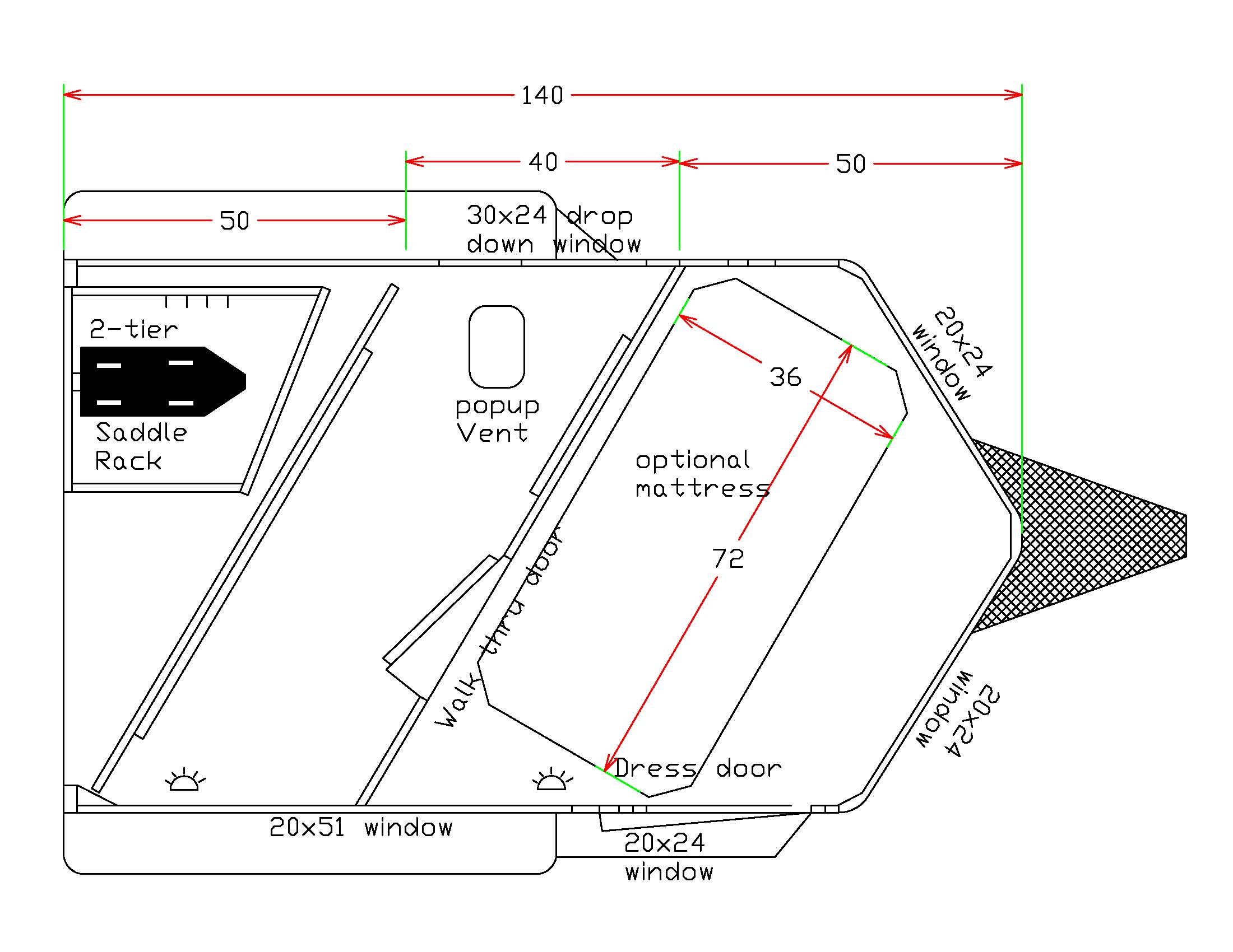 Bumper Pull Horse Trailers