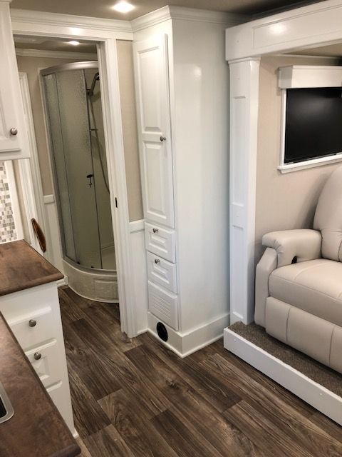interior living quarters trailer