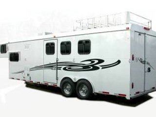 horse living quarters trailers exodus trailer