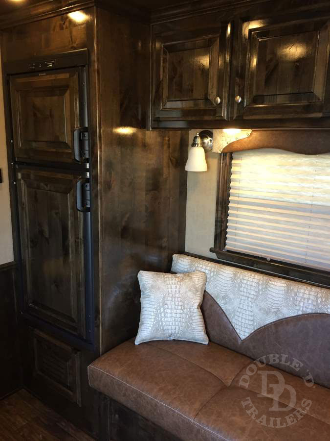 Double D Trailers living quarters horse trailers are completely customizable. 