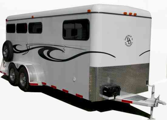 Earlier Double D bumper pull horse trailer
