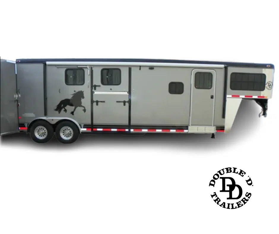 A Double D living quarters horse trailer