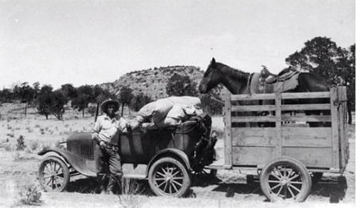 horse trailer 1928