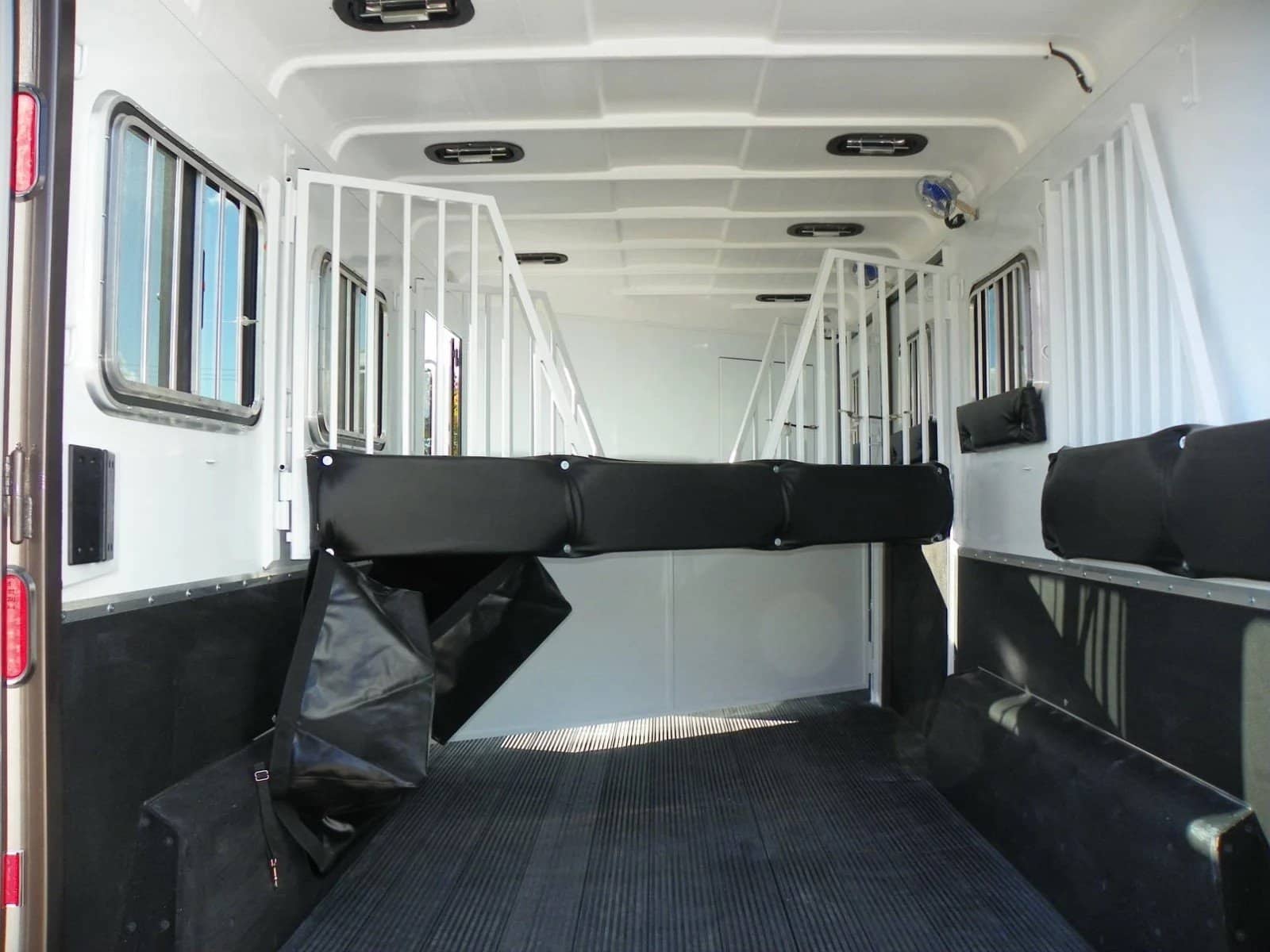Higher ceilings work best for draft horse trailers