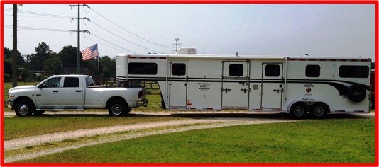 This custom designed gooseneck trailer is used for emergency evacuations, ambulatory hauling, and as a teaching tool.