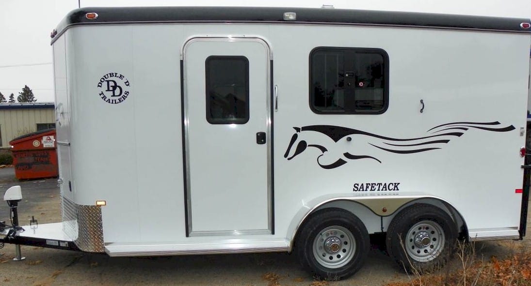 SafeTack 1 Horse Bumper Pull Trailer from Double D Trailers