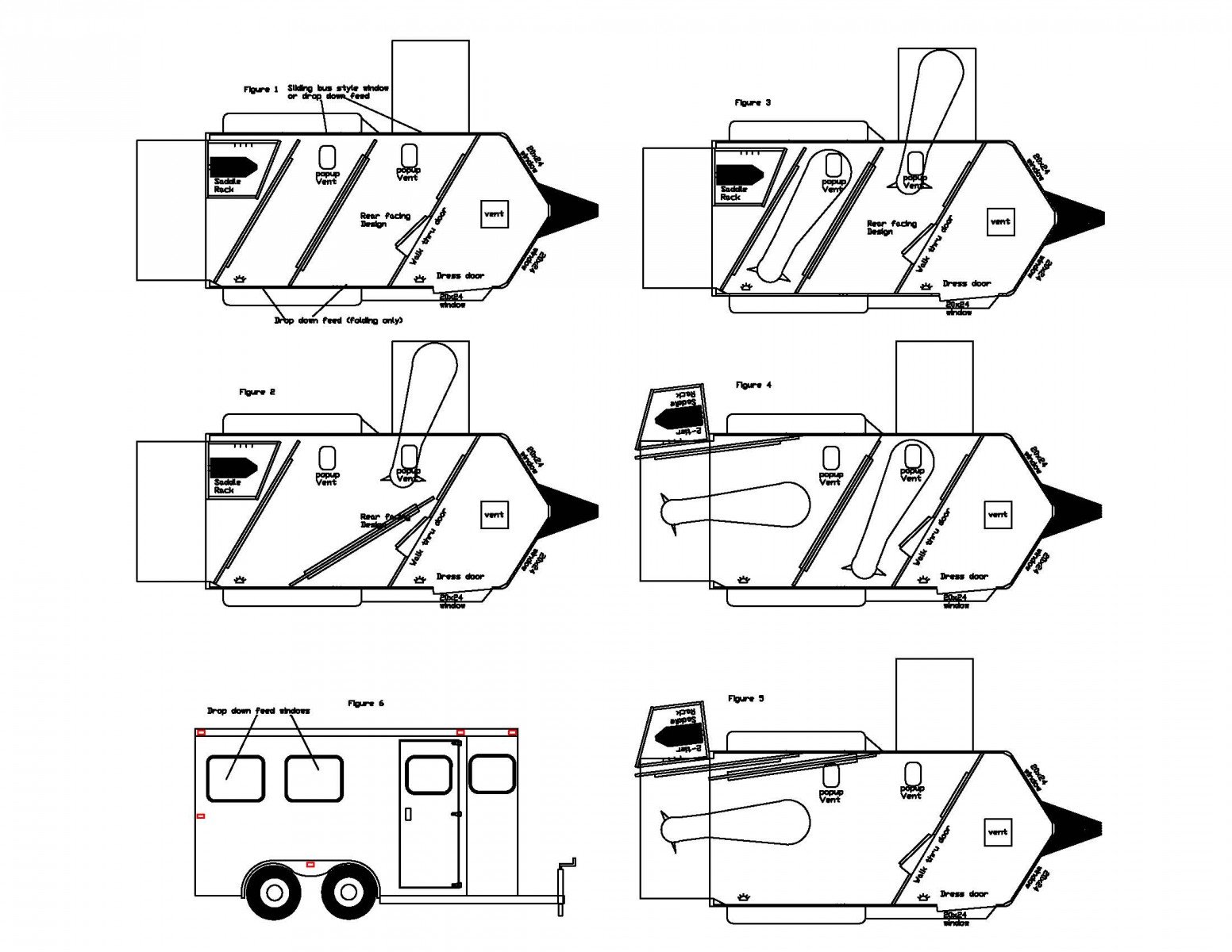The Double D Trailer SafeTack Reverse Slant Load design addresses the problems associated with standard reverse slant trailer designs.