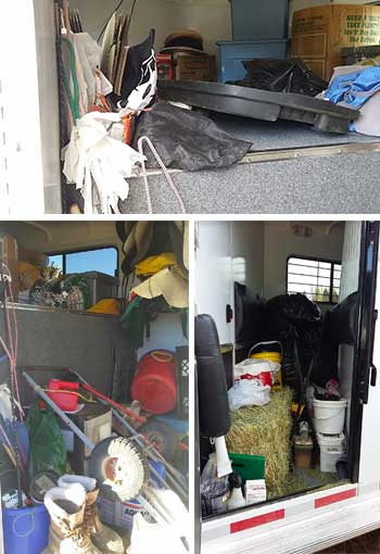 horse trailer storage