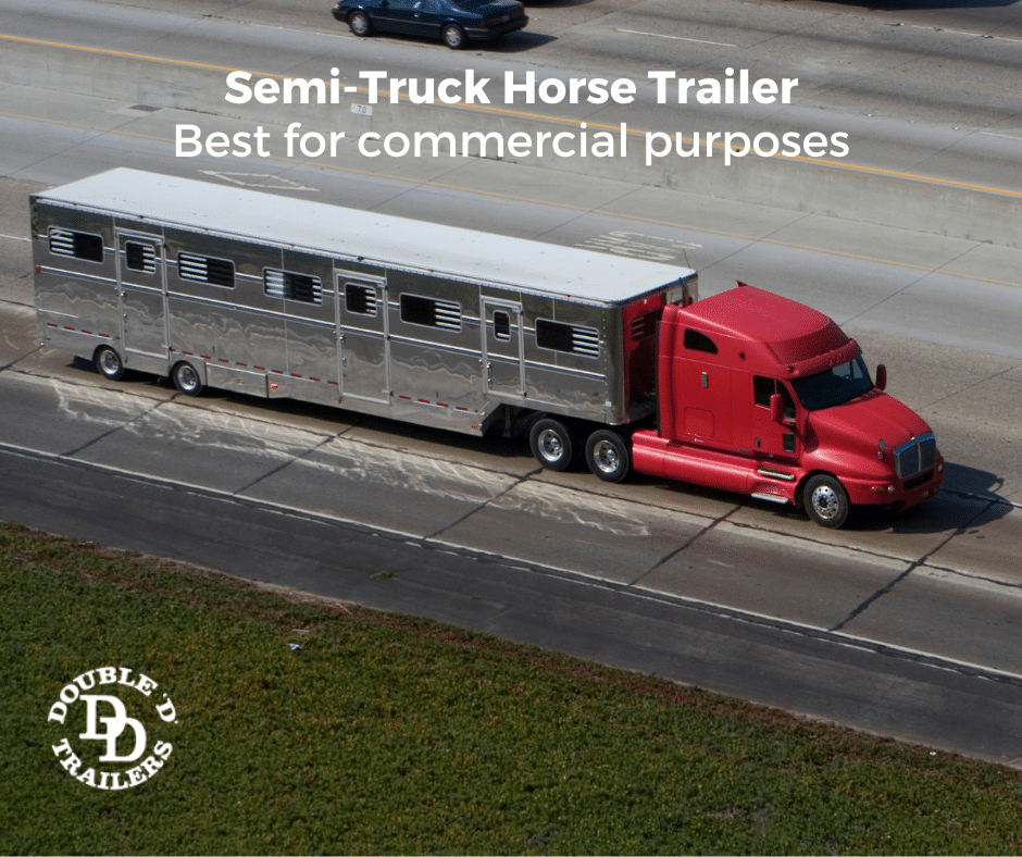 Semi-Truck Horse Trailer