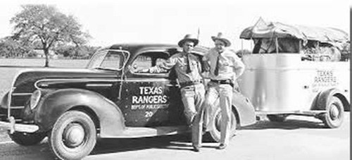 texas rangers horse trailer