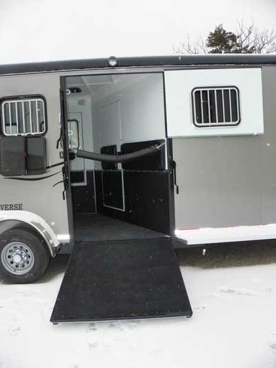 custom horse trailer