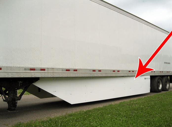 Freightwing Aeroflex Trailer Skirt - Image Courtesy of https://www.iowa80.com/