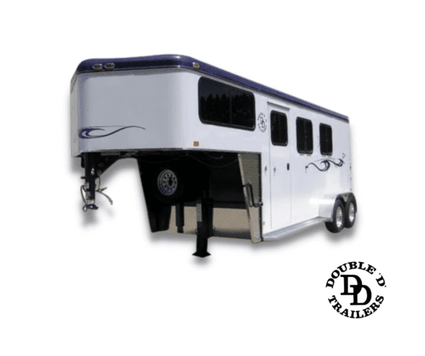 2 Horse Slant-Load Gooseneck