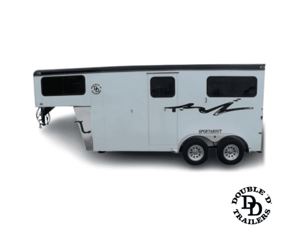 2 Horse Straight-Load Gooseneck
