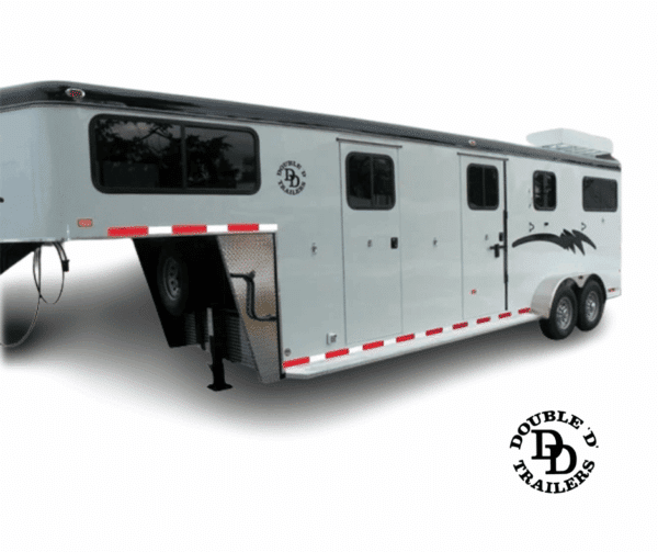 2+1 3 Horse Straight-Load Gooseneck
