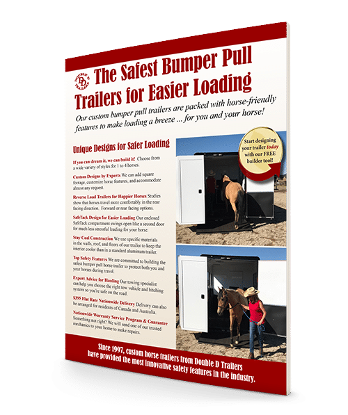 bumper pull horse trailers