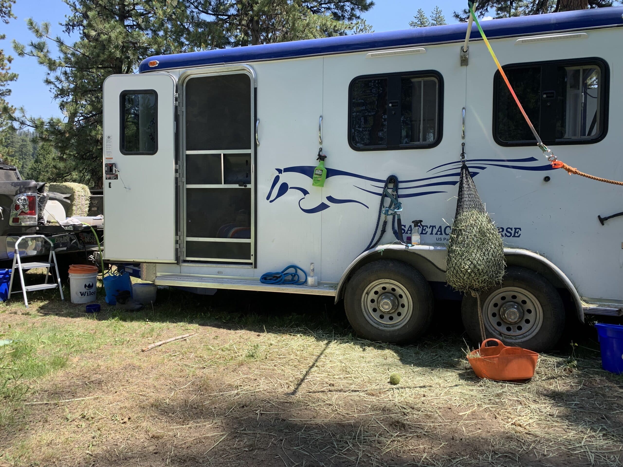 2 Horse Bumper Pull Trailer from Double D Trailers