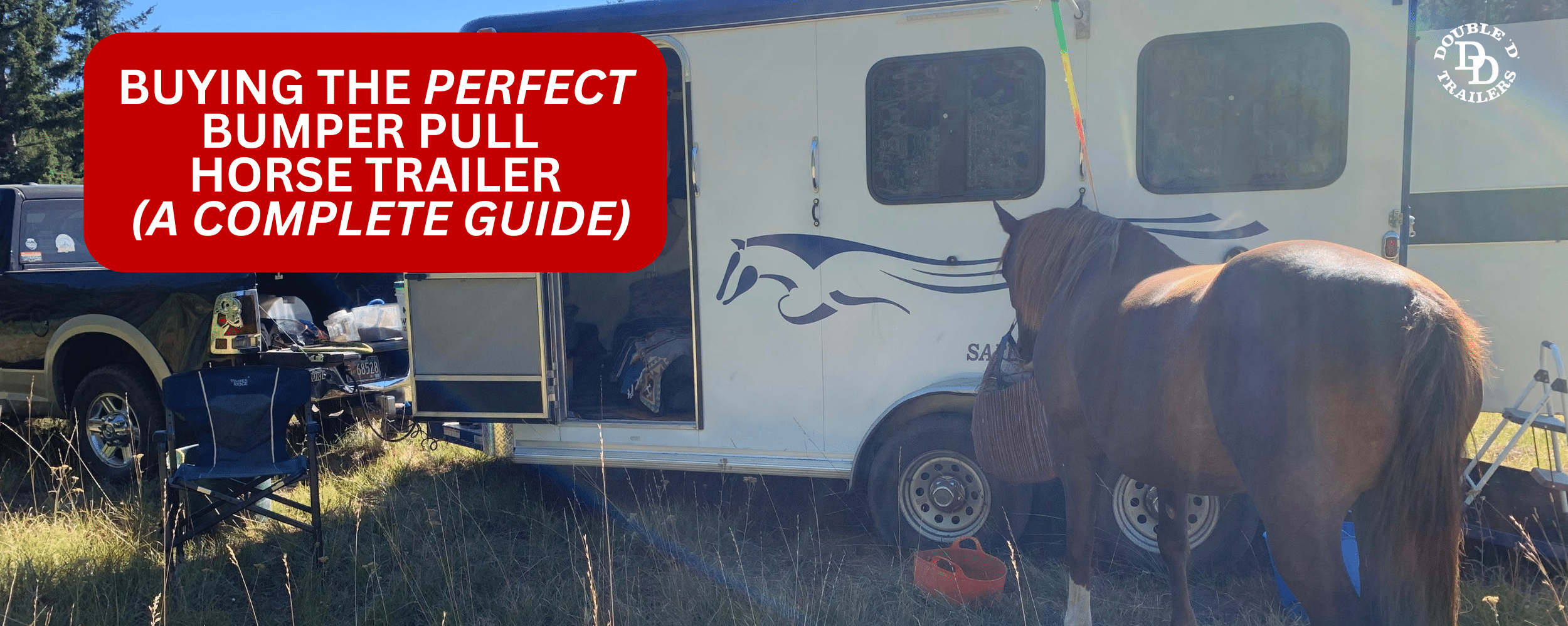 Buying the Perfect Bumper Pull Horse Trailer (A Complete Guide) from Double D Trailers