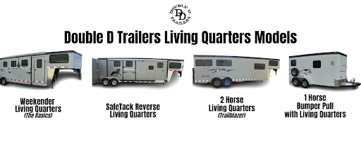 Types of Living Quarters Horse Trailers from Double D Trailers