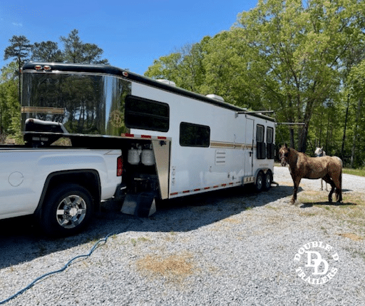 SafeTack living quarters horse trailer from Double D Trailers