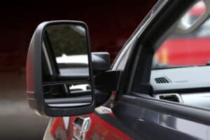Clearview Mirror: permanent towing mirror