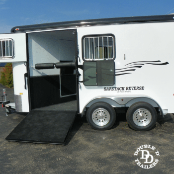 Side ramp on a Double D Trailer.