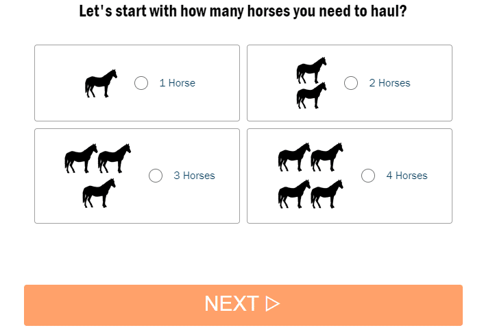 Horse Trailer Finder Tool by Double D Trailers