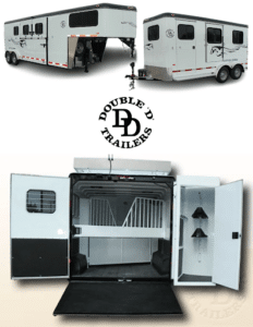 Double D Trailers horse trailers featuring their exclusive patented SafeTack design