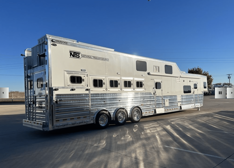 Cimarron Gooseneck Loft Trailer with Outlaw Conversions