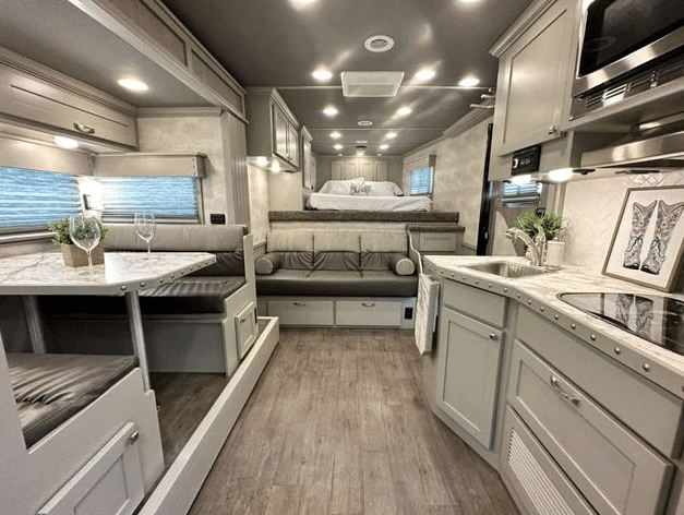 Hart Slant Load with 15’ Living Quarters 