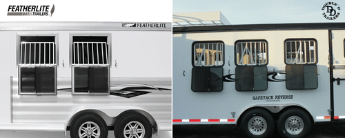 Featherlite Windows vs Double D Trailers windows