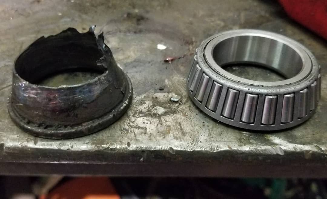 burned bearing burned bearing