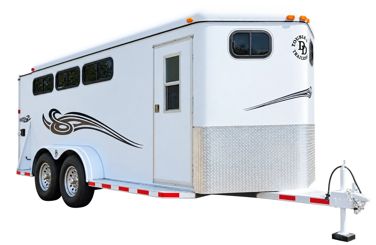 SafeTack Essential bumper pull horse trailer