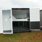 1 horse slant load bumper pull trailer safetack