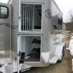 2 Horse Straight Load Bumper Pull Horse Trailer 'Townsmand' Model