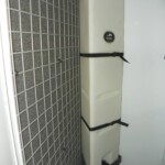 Water tank installation on Double D 2-horse straight load gooseneck trailer